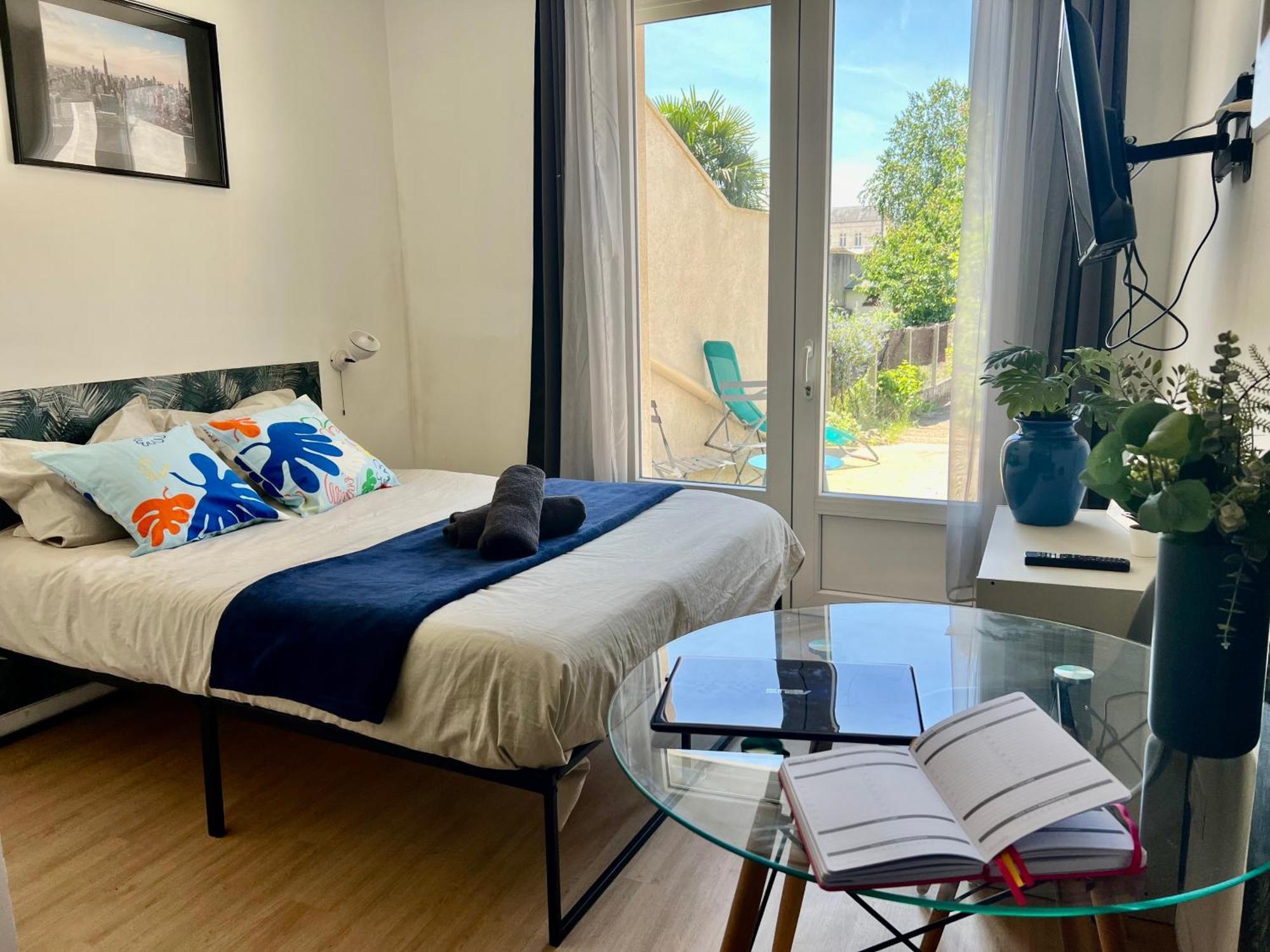 Studios Cozy 2A4 Pers Avec Jardin I Proche Futuroscope Châtellerault المظهر الخارجي الصورة