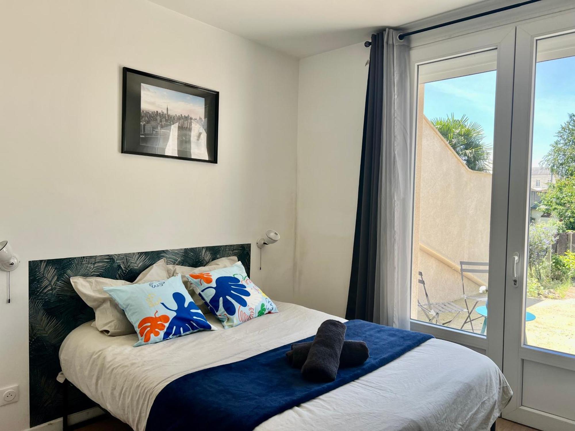 Studios Cozy 2A4 Pers Avec Jardin I Proche Futuroscope Châtellerault المظهر الخارجي الصورة